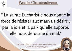 L&rsquo;Eucharistie, source de notre force
